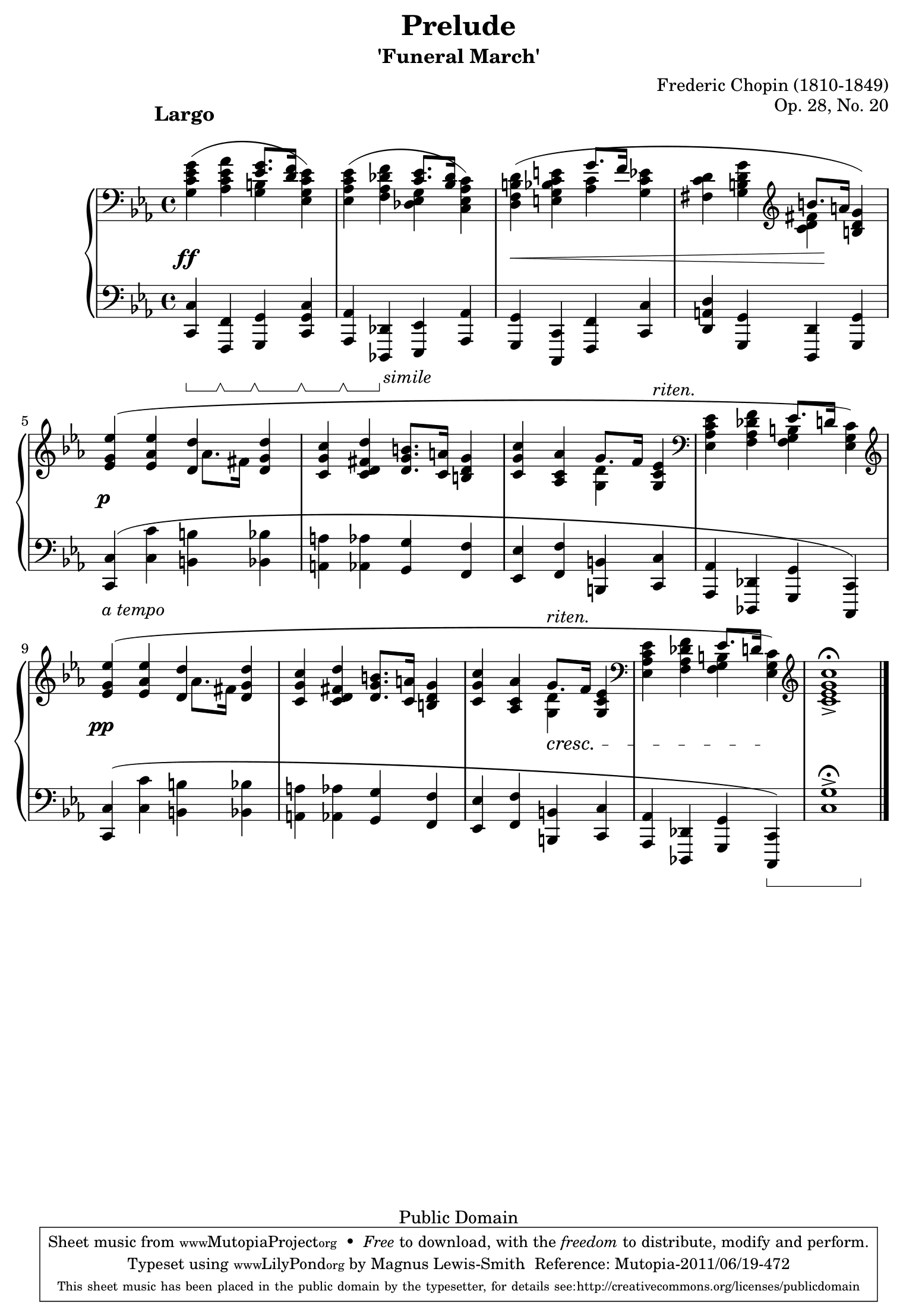 Preludio op. 28 n. 20 – 1