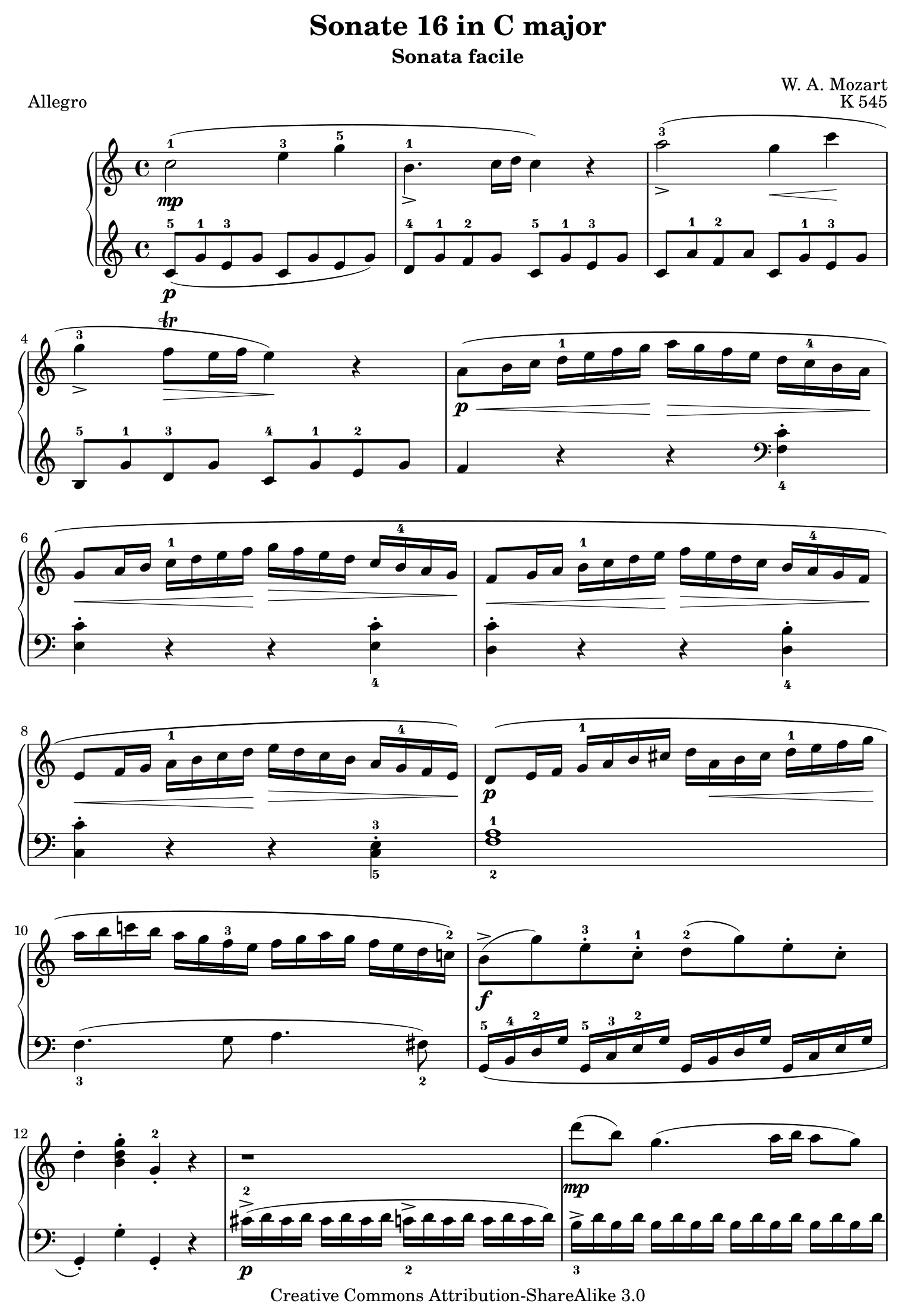 Sonata facile – 1