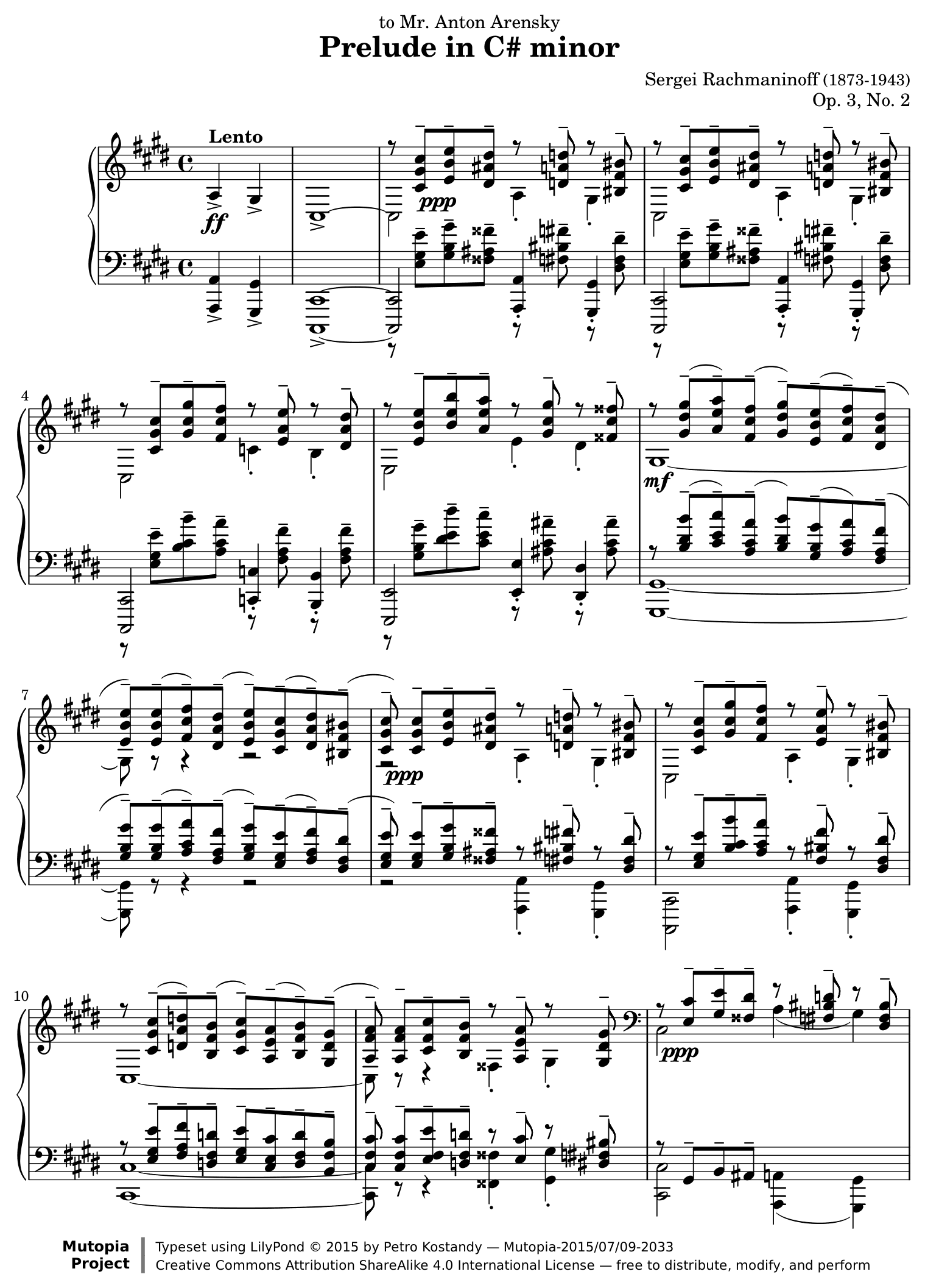 Preludio di Rachmaninov – 1