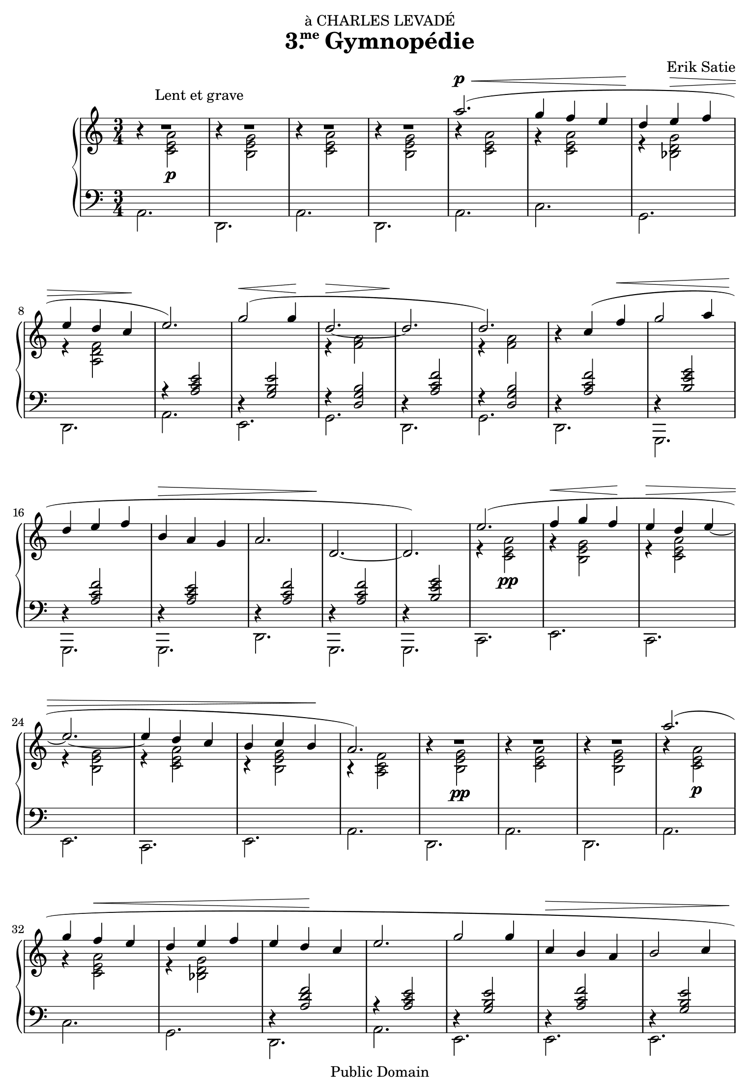 Gymnopédie n. 3 – 1