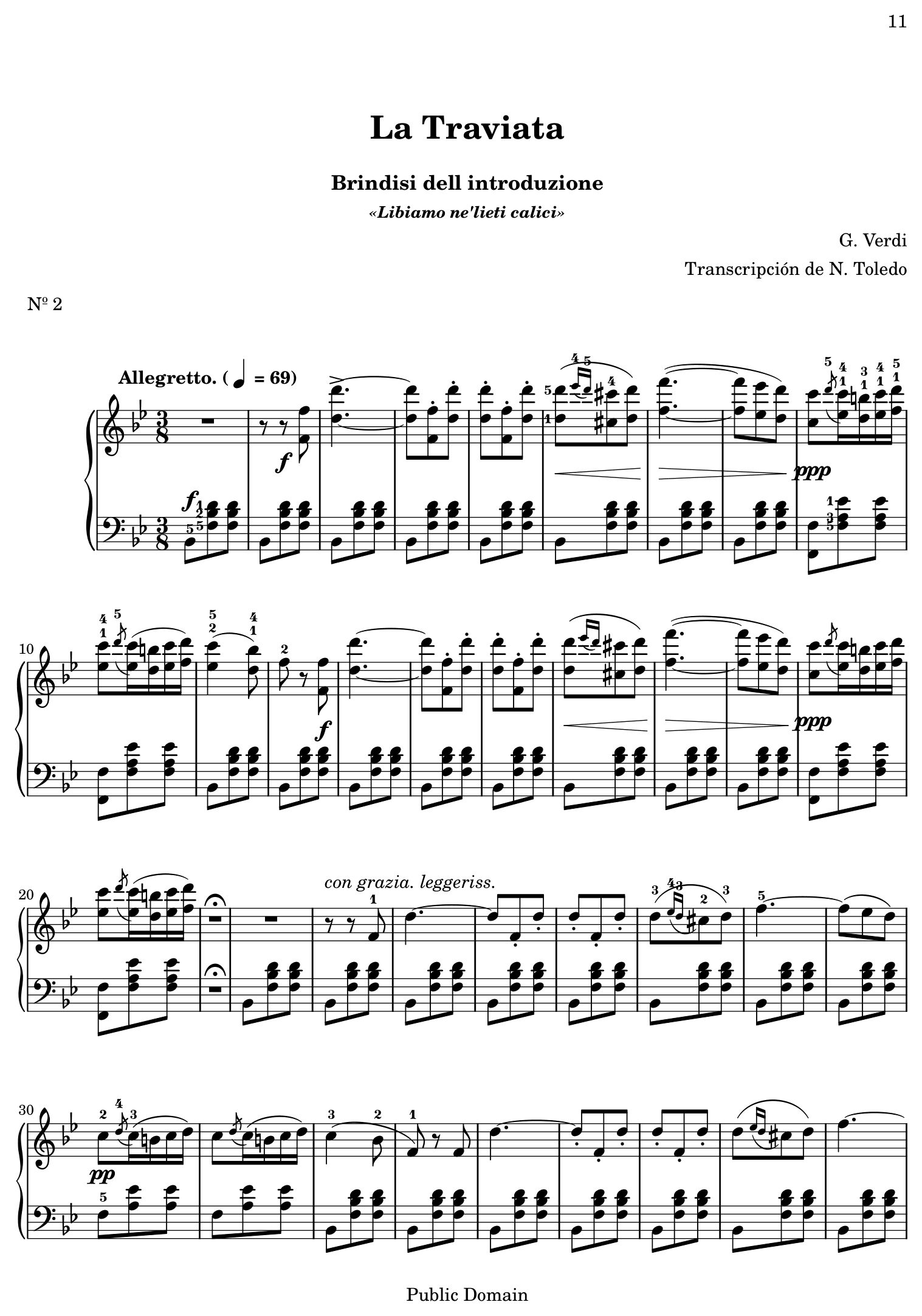 Brindisi della Traviata – 1